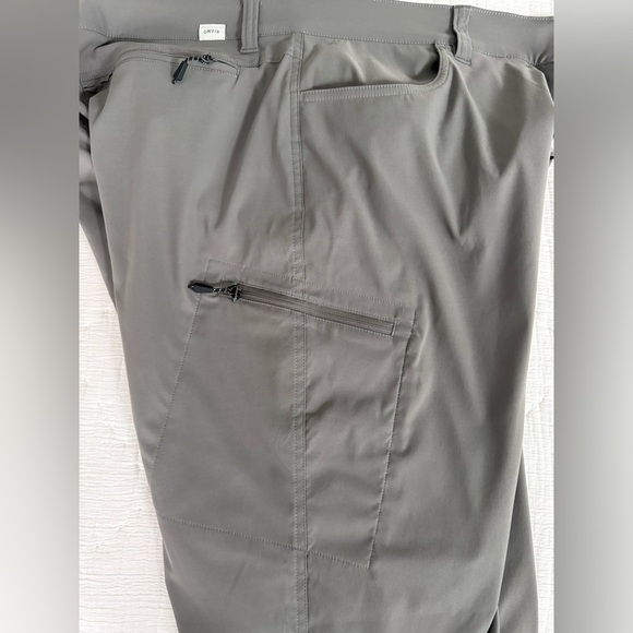 EUC 🔥 Orvis Men’s 38x30 Gray Performance Tech Pants Stretch Water Repellent - Picture 12 of 13